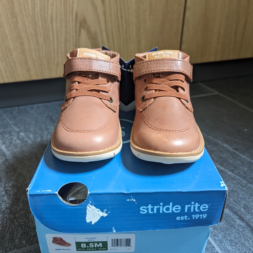 Stride Rite Brown Kids Boots